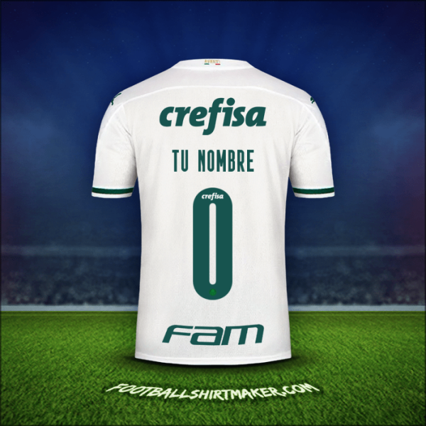 Camiseta Palmeiras Libertadores 2020 Visita -  tu nombre - 0