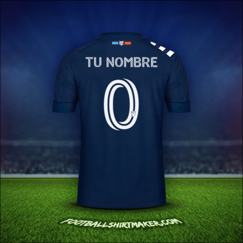 Camiseta New York City FC 2020 Visita -  tu nombre - 0