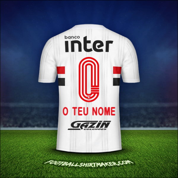 Camisola Sao Paulo FC 2020/21 -  o teu nome - 0