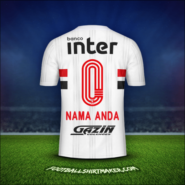 Jersey Sao Paulo FC 2020/21 -  nama anda - 0