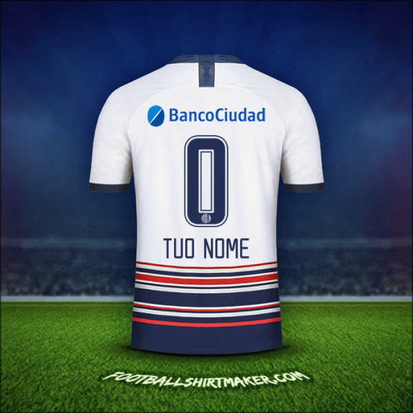 Maglia San Lorenzo 2020 Seconda -  tuo nome - 0