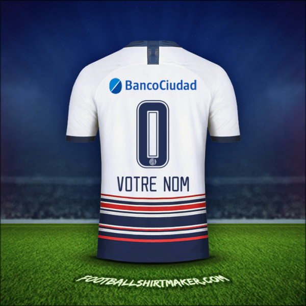 Maillot San Lorenzo 2020 Extérieur -  votre nom - 0
