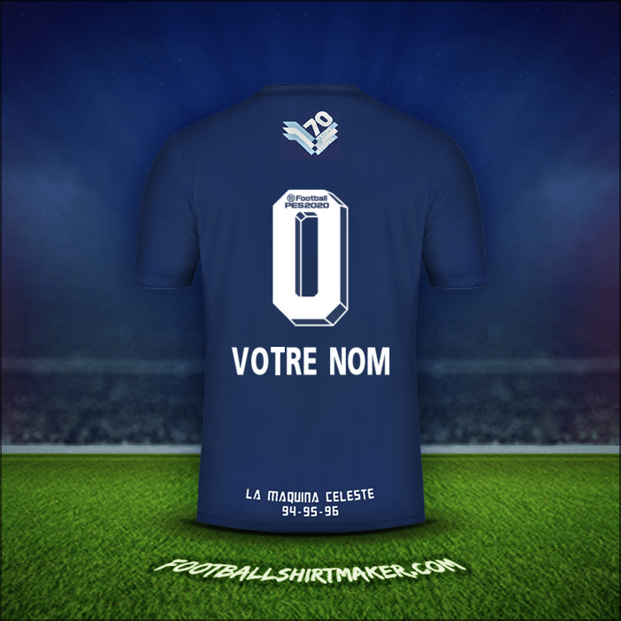 Maillot Sporting Cristal Adidas 70 Ans -  votre nom - 0