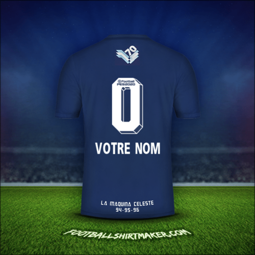 Maillot Sporting Cristal Adidas 70 Ans -  votre nom - 0
