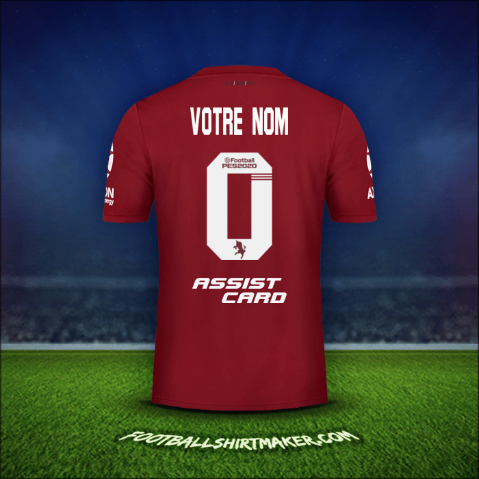 Maillot River Plate 2019/20 Extérieur -  votre nom - 0