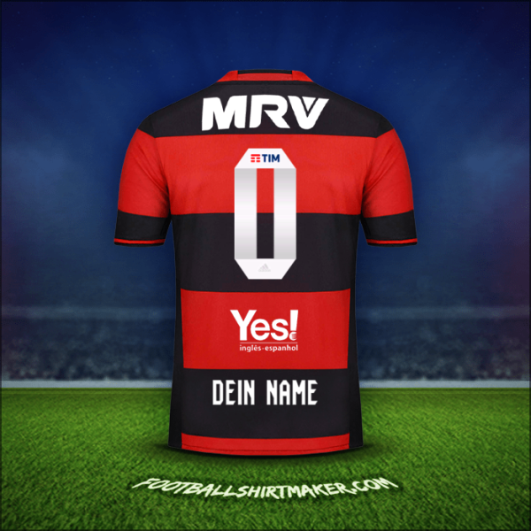 Trikot Flamengo 2016/17 -  dein name - 0