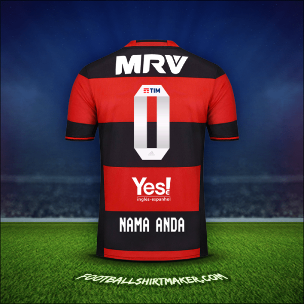 Jersey Flamengo 2016/17 -  nama anda - 0