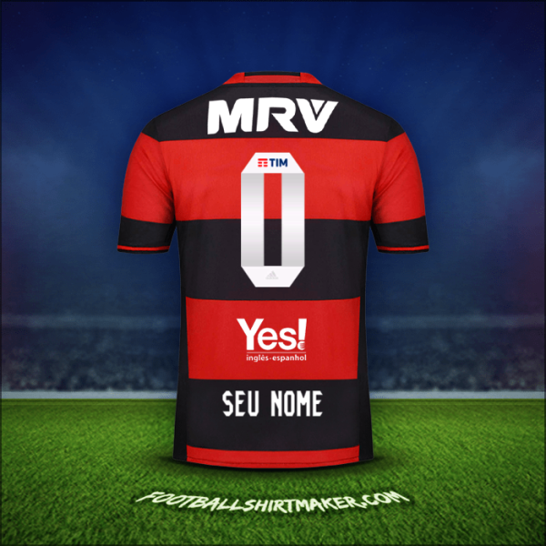 Camisa Flamengo 2016/17 -  seu nome - 0