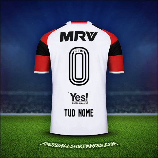 Maglia Flamengo 2016/17 Seconda -  tuo nome - 0