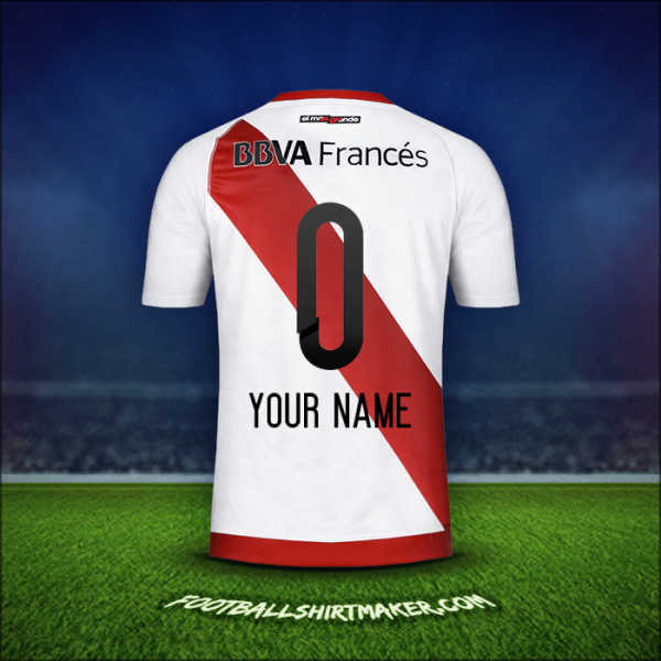 Jersey River Plate 2016/17 -  your name - 0