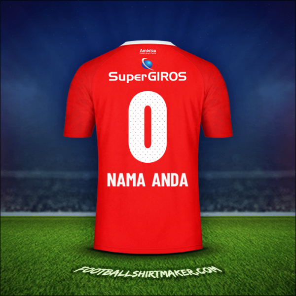 Jersey America de Cali 2019/20 -  nama anda - 0