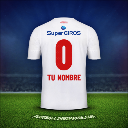 Camiseta America de Cali 2019/20 Visita -  tu nombre - 0
