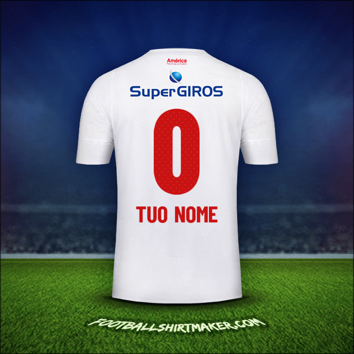 Maglia America de Cali 2019/20 Seconda -  tuo nome - 0