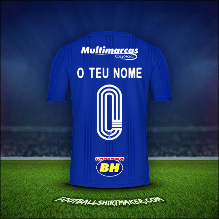 Camisola Cruzeiro 2020 -  o teu nome - 0