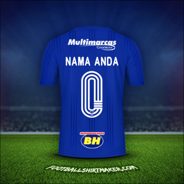 Jersey Cruzeiro 2020 -  nama anda - 0