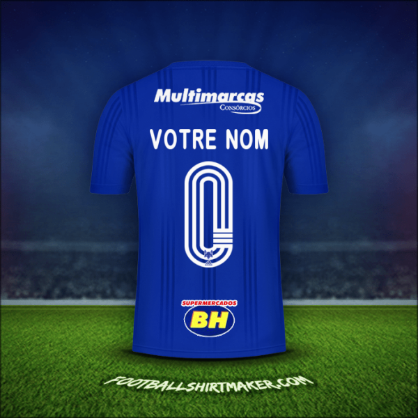 Maillot Cruzeiro 2020 -  votre nom - 0