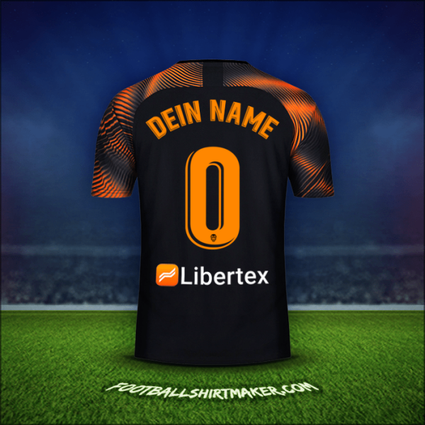 Trikot Valencia CF 2019/20 Auswärts -  dein name - 0