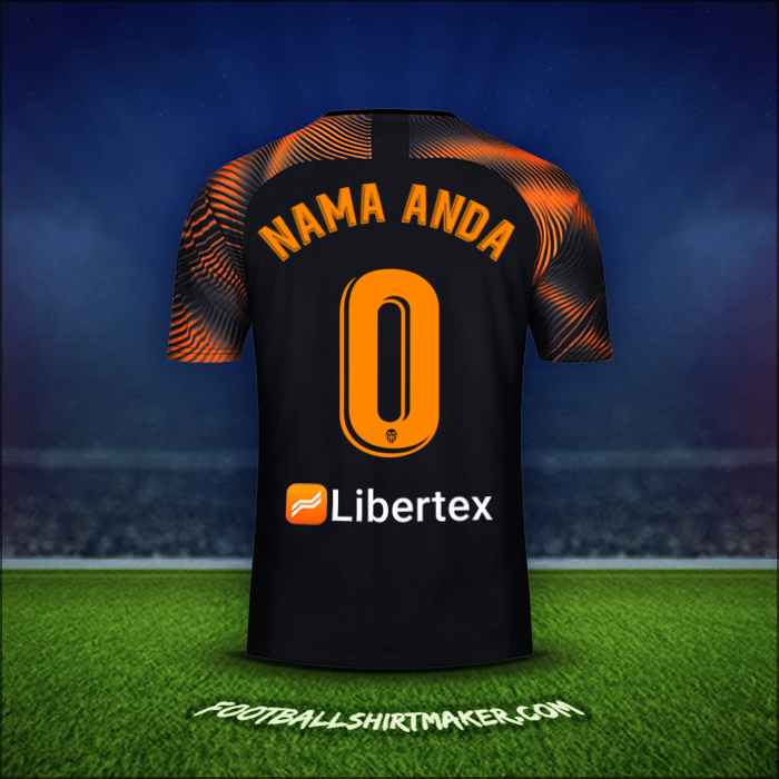 Jersey Valencia CF 2019/20 Alternatif -  nama anda - 0