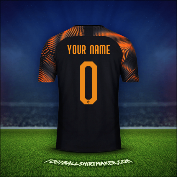 Shirt Valencia CF Cup 2019/20 Away -  your name - 0