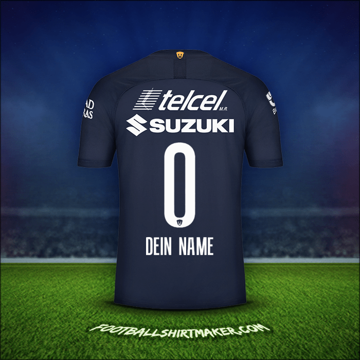 Trikot Pumas UNAM 2019/20 Dritte -  dein name - 0