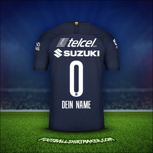 Trikot Pumas UNAM 2019/20 Dritte -  dein name - 0
