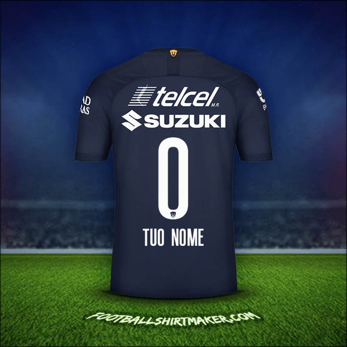 Maglia Pumas UNAM 2019/20 Terza -  tuo nome - 0