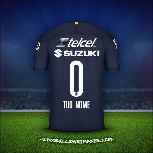 Maglia Pumas UNAM 2019/20 Terza -  tuo nome - 0
