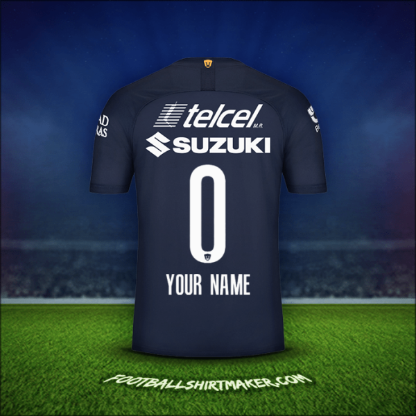 Shirt Pumas UNAM 2019/20 Third -  your name - 0