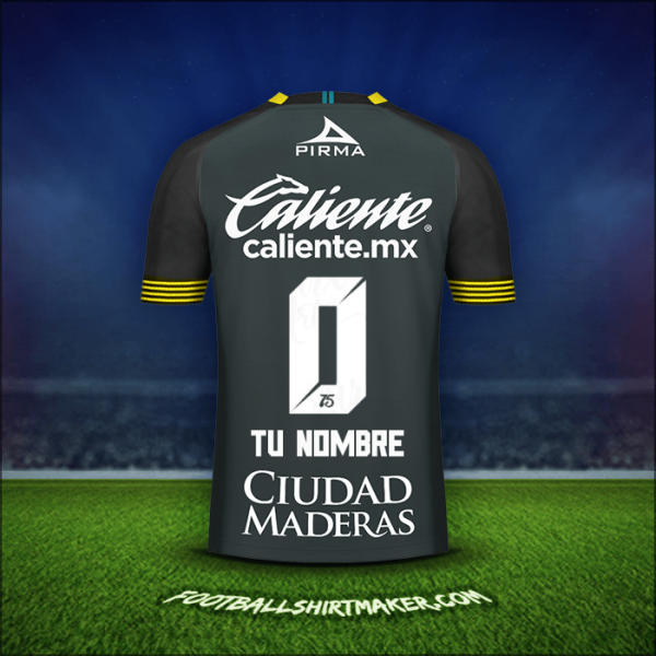 Jersey Club León 2020 Tercera -  tu nombre - 0