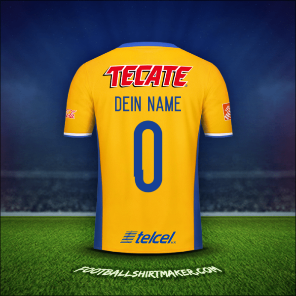 Trikot Tigres UANL 2016/17 -  dein name - 0