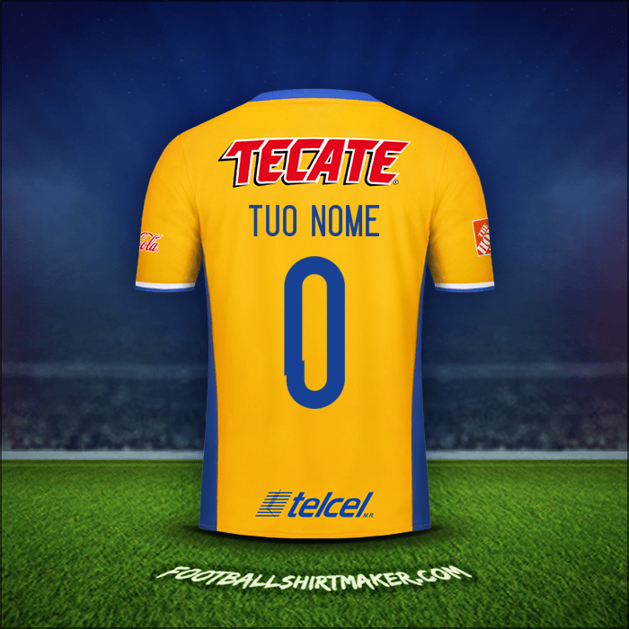 Maglia Tigres UANL 2016/17 -  tuo nome - 0