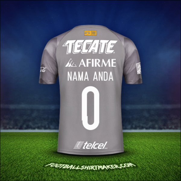 Jersey Tigres UANL 2018 Ketiga -  nama anda - 0