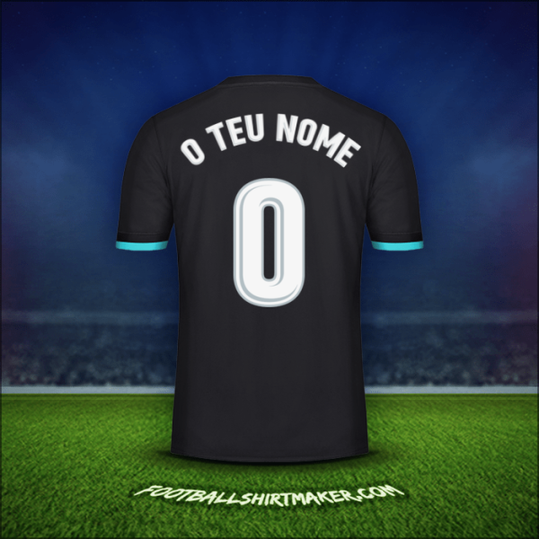 Camisola Real Madrid CF 2017/18 Alternativa -  o teu nome - 0