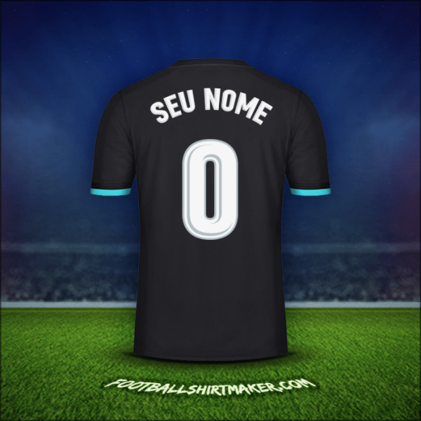 Camisa Real Madrid CF 2017/18 Alternativa -  seu nome - 0