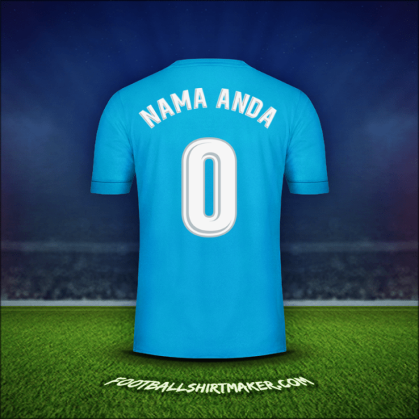 Jersey Real Madrid CF 2017/18 Ketiga -  nama anda - 0