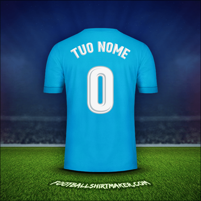 Maglia Real Madrid CF 2017/18 Terza -  tuo nome - 0