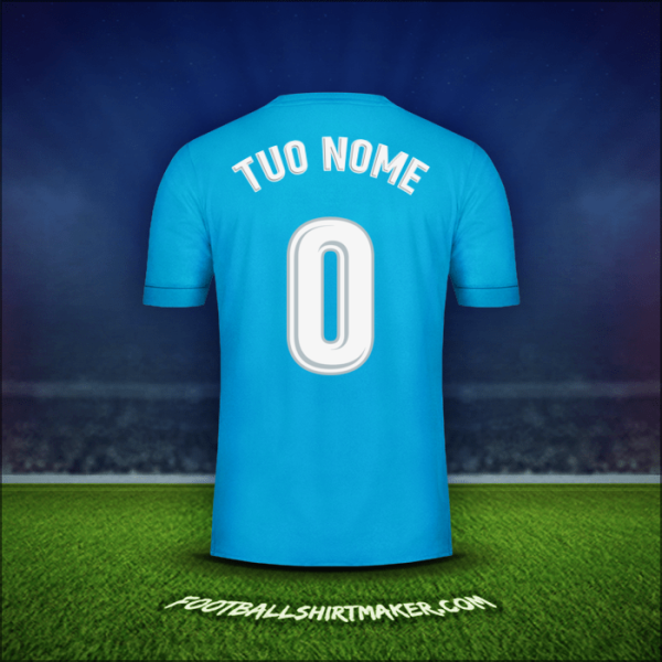 Maglia Real Madrid CF 2017/18 Terza -  tuo nome - 0
