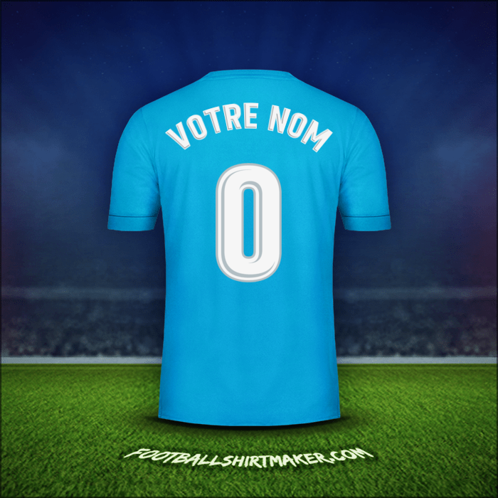 Maillot Real Madrid CF 2017/18 Troisième -  votre nom - 0