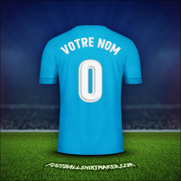 Maillot Real Madrid CF 2017/18 Troisième -  votre nom - 0