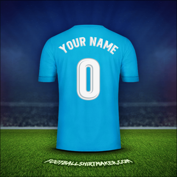 Jersey Real Madrid CF 2017/18 Third -  your name - 0