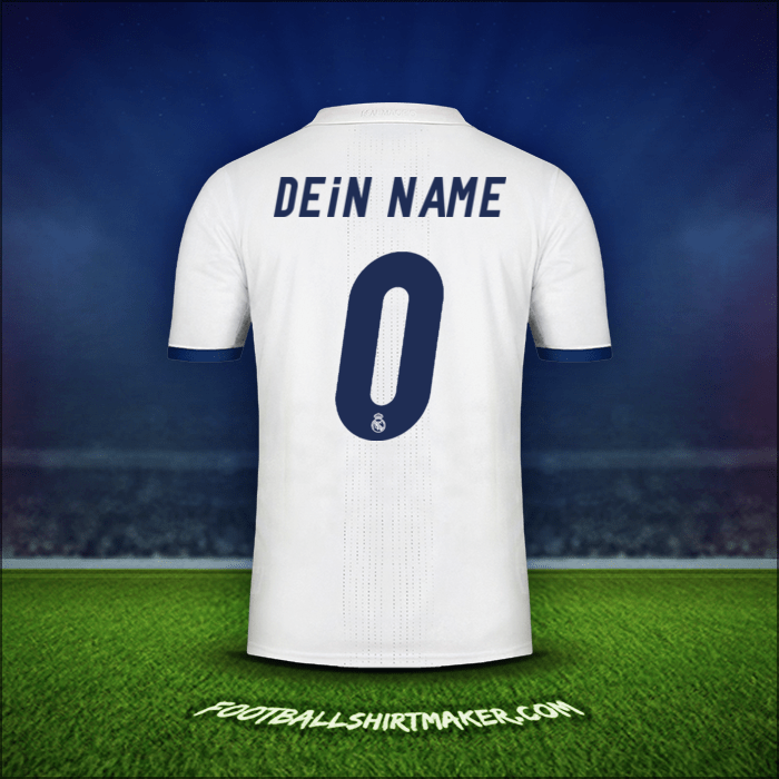 Trikot Real Madrid CF 2016/17 -  dein name - 0