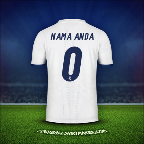 Jersey Real Madrid CF 2016/17 -  nama anda - 0