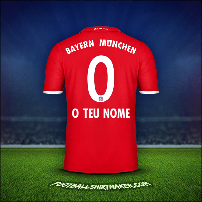 Camisola FC Bayern Munchen 2016/17 -  o teu nome - 0