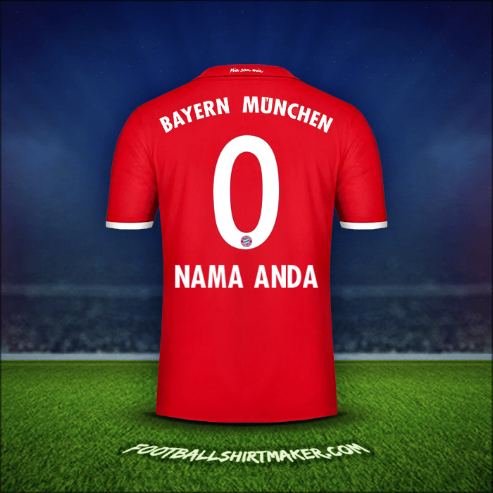 Jersey FC Bayern Munchen 2016/17 -  nama anda - 0