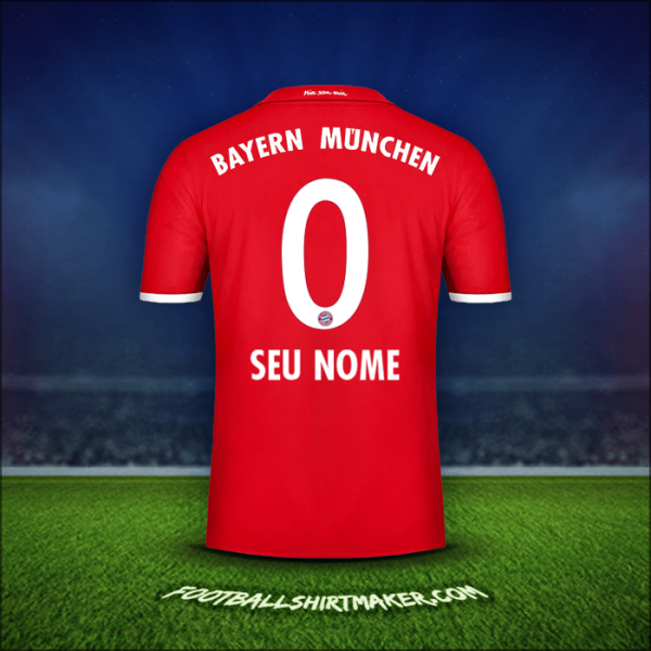 Camisa FC Bayern Munchen 2016/17 -  seu nome - 0