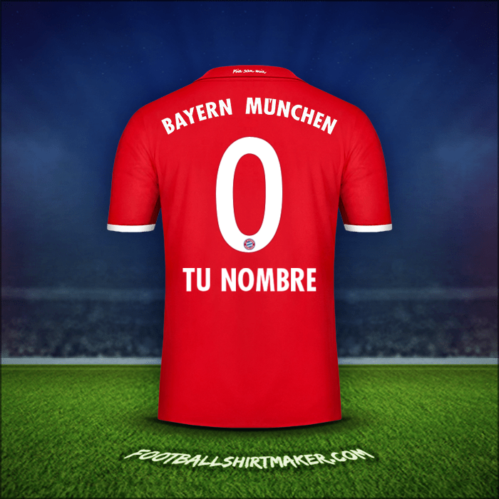 Camiseta FC Bayern Munchen 2016/17 -  tu nombre - 0