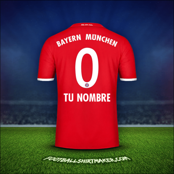 Camiseta FC Bayern Munchen 2016/17 -  tu nombre - 0
