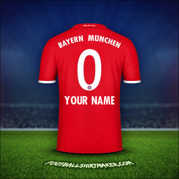 Jersey FC Bayern Munchen 2016/17 -  your name - 0