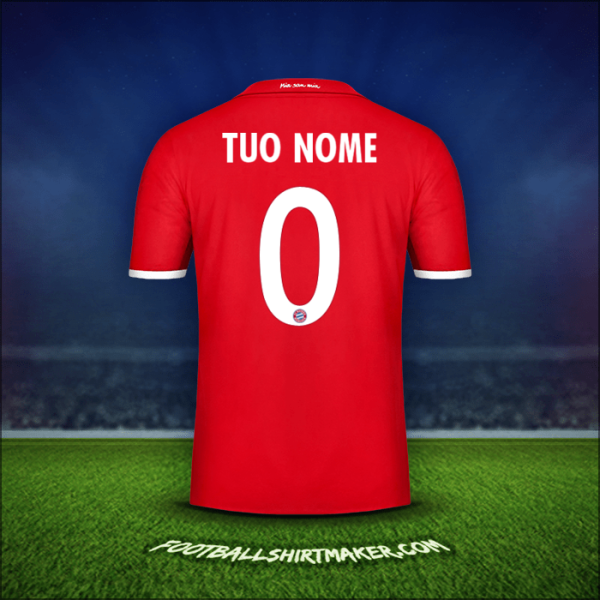 Maglia FC Bayern Munchen Cup 2016/17 -  tuo nome - 0