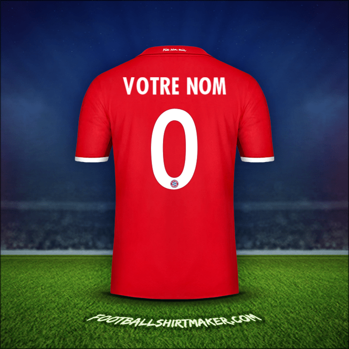Maillot FC Bayern Munchen Cup 2016/17 -  votre nom - 0